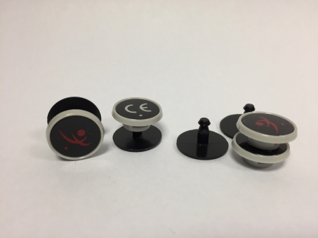 DUX Knöpfe Kids 1 Set (=für 1 Paar Schuhe = 4 Knöpfe) 